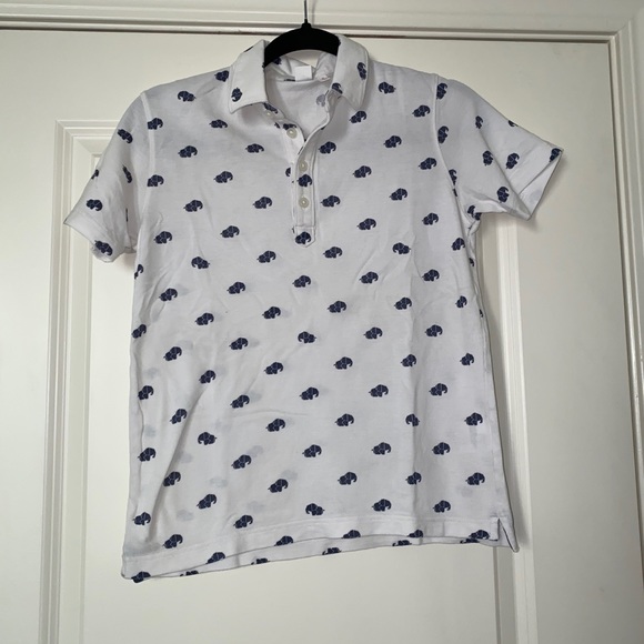 Boys Elephant Short Sleeve Polo - Picture 1 of 5